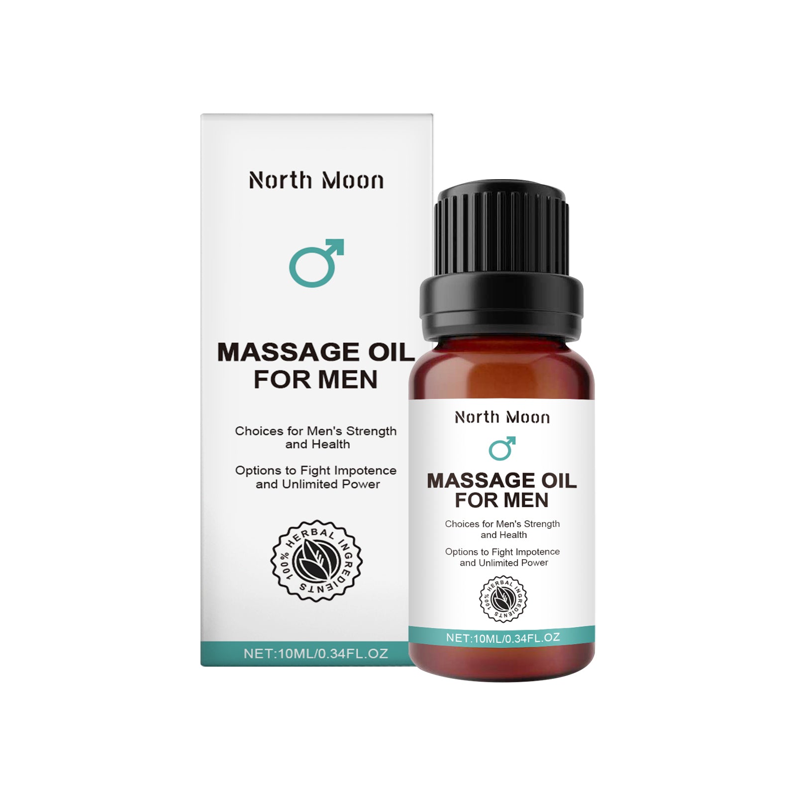 Men's Toning Body Massage Oil — Moisturizing Daily Conditioning — product photo 1