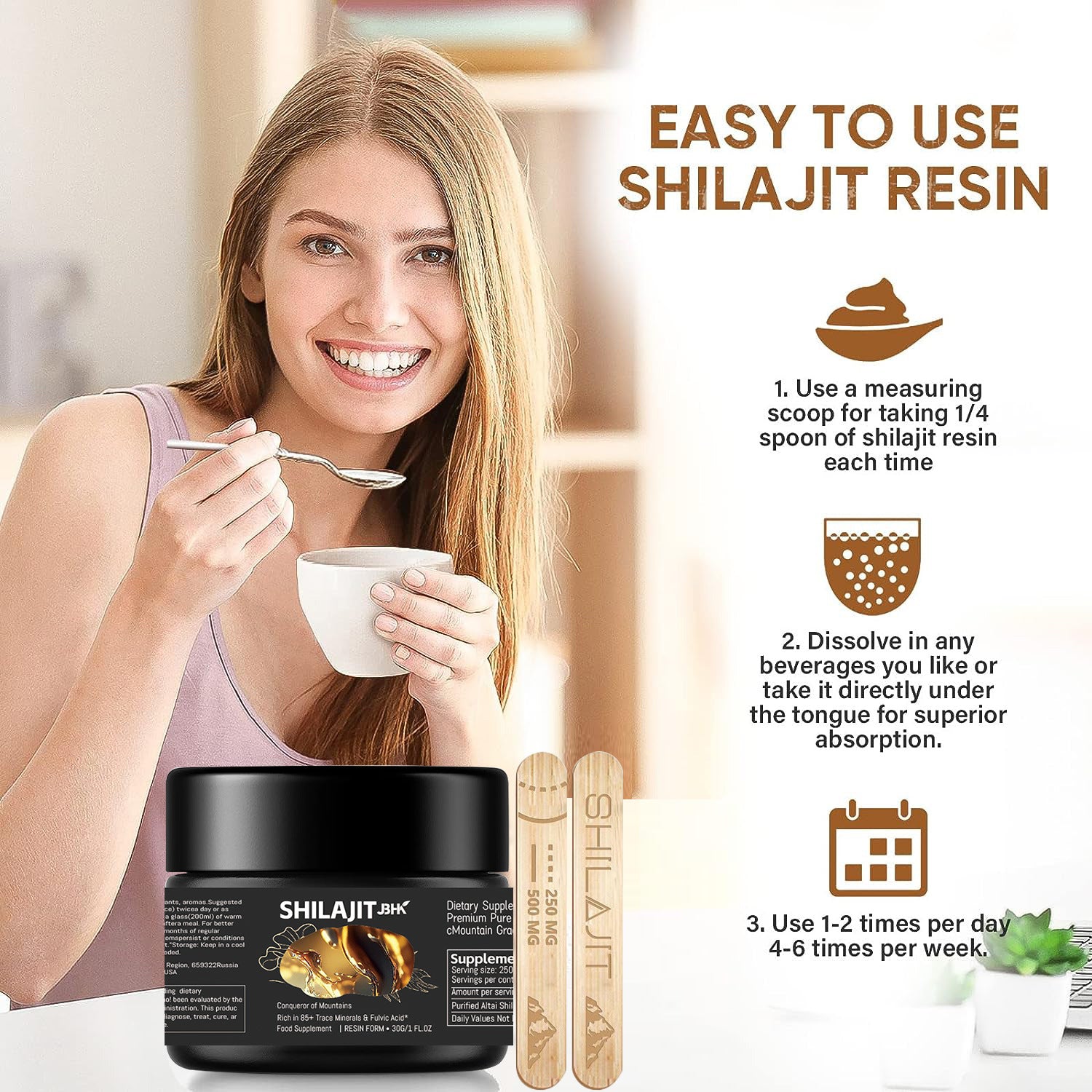 Pure Himalayan Shilajit Resin — Mineral-Rich Daily Wellness Supplement — product photo 3