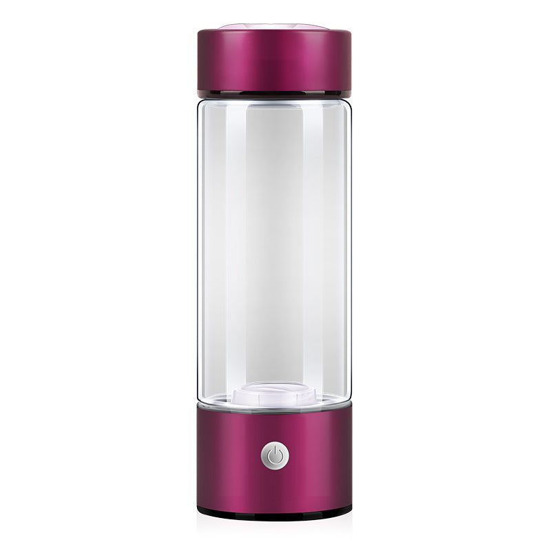 Hydrogen Water Bottle 420ml — Rechargeable Glass Hydration Ionizer — product photo 9
