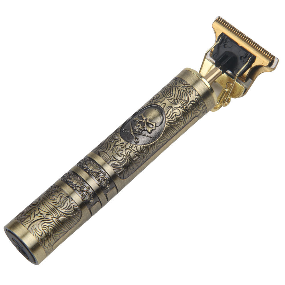T9 Cordless Hair Clipper — USB Precision Trimmer with Carved Design — product photo 1