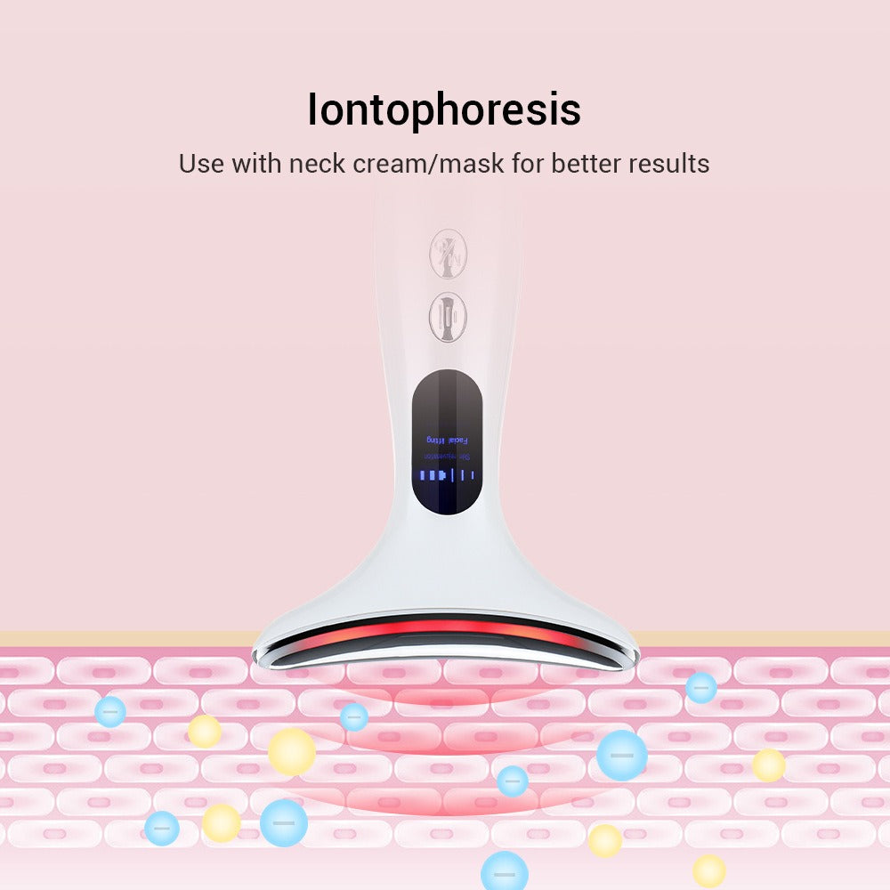 LED Microcurrent Neck & Face Device — Warming Beauty Instrument — product photo 7