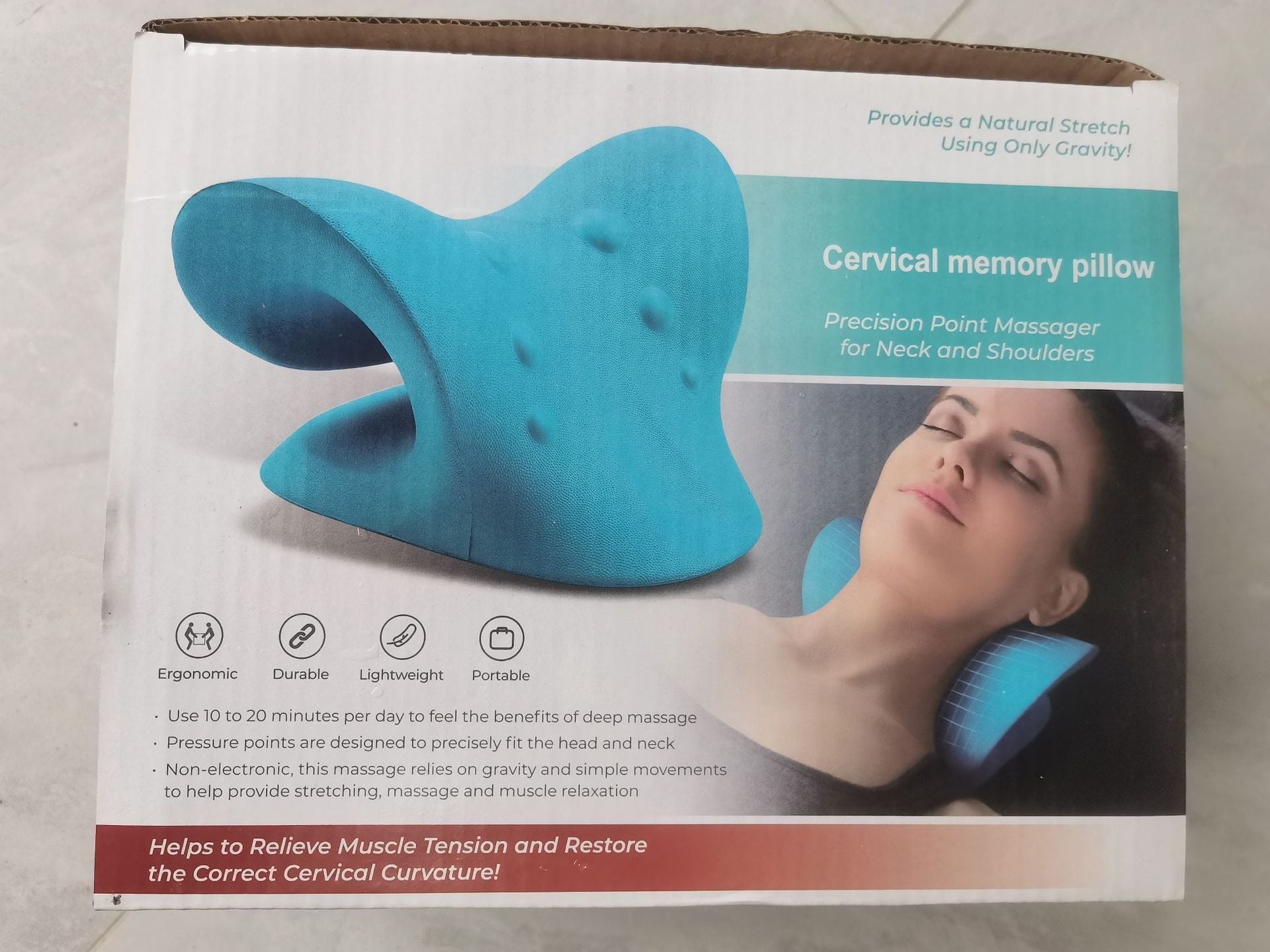 C-Curve Cervical Neck Pillow — Ergonomic Support for Neck & Shoulders — product photo 10
