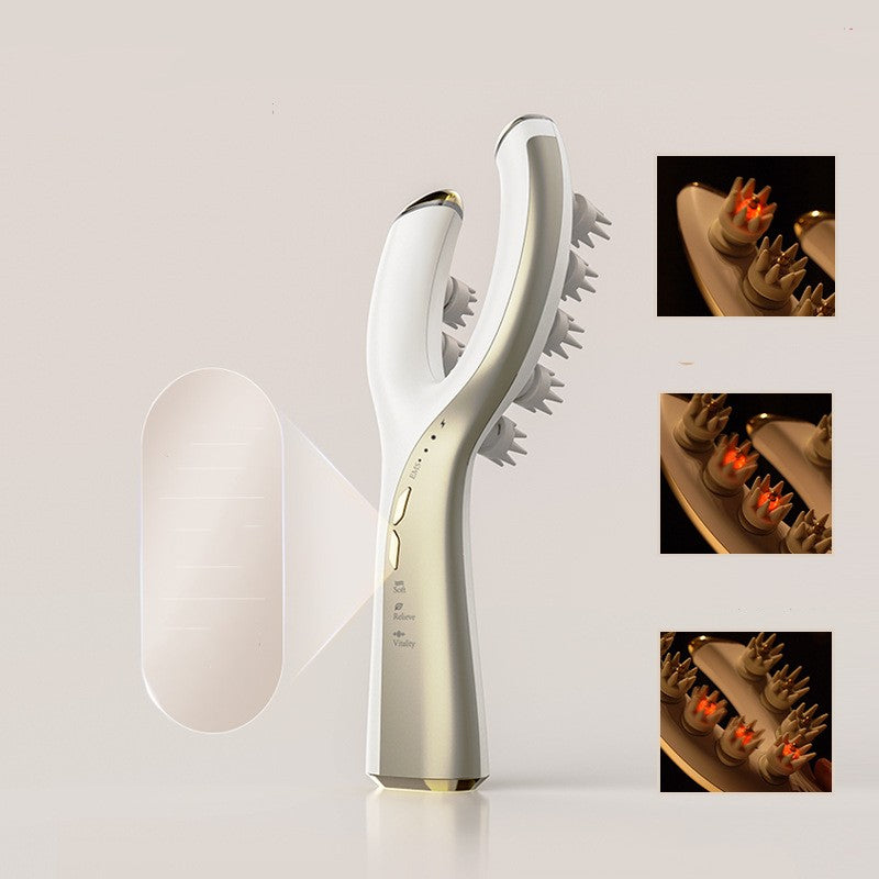 EMS Red Light Scalp Massager Comb — Revitalizing Hair & Scalp Device — product photo 3