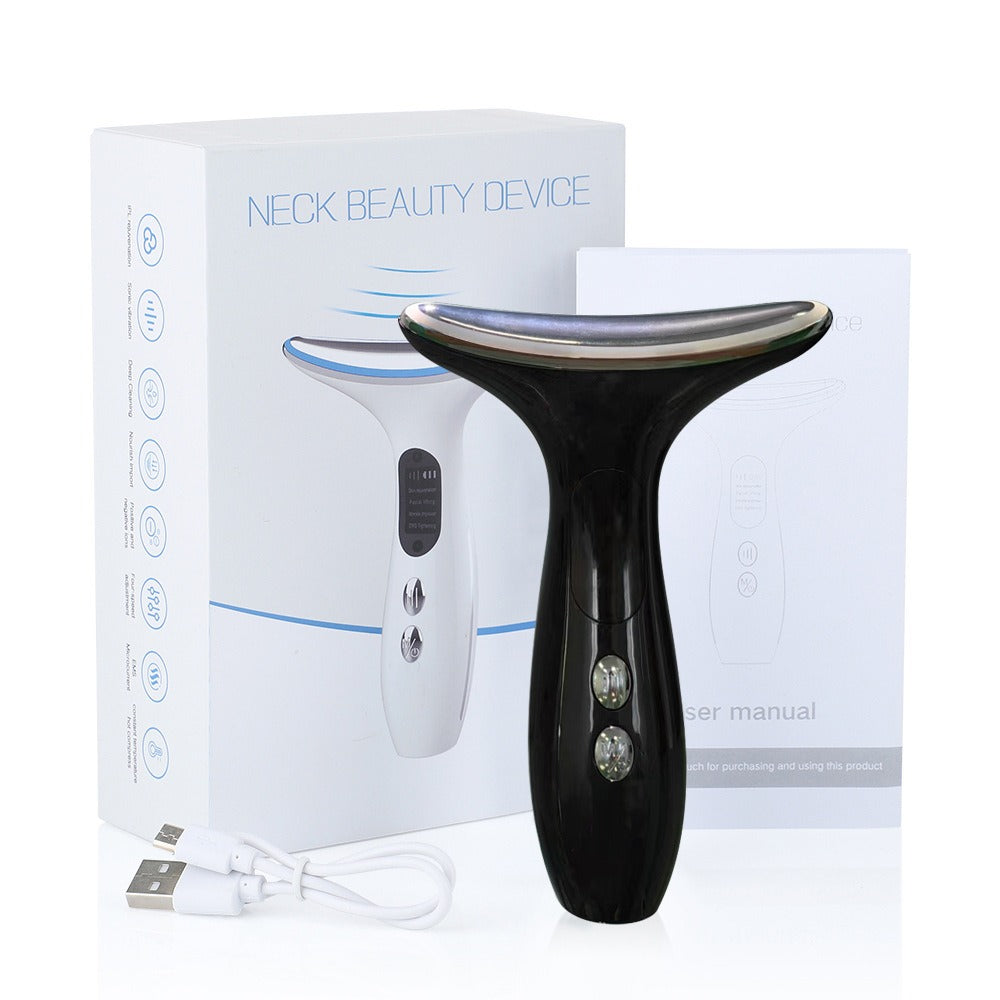 LED Microcurrent Neck & Face Device — Warming Beauty Instrument — product photo 4