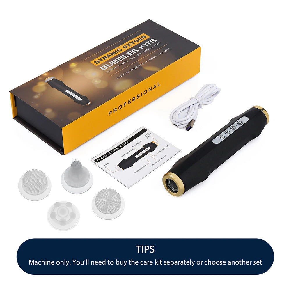 Oxygen Bubble Facial Device — Hydra-Cleansing Skin Renewal System — product photo 4