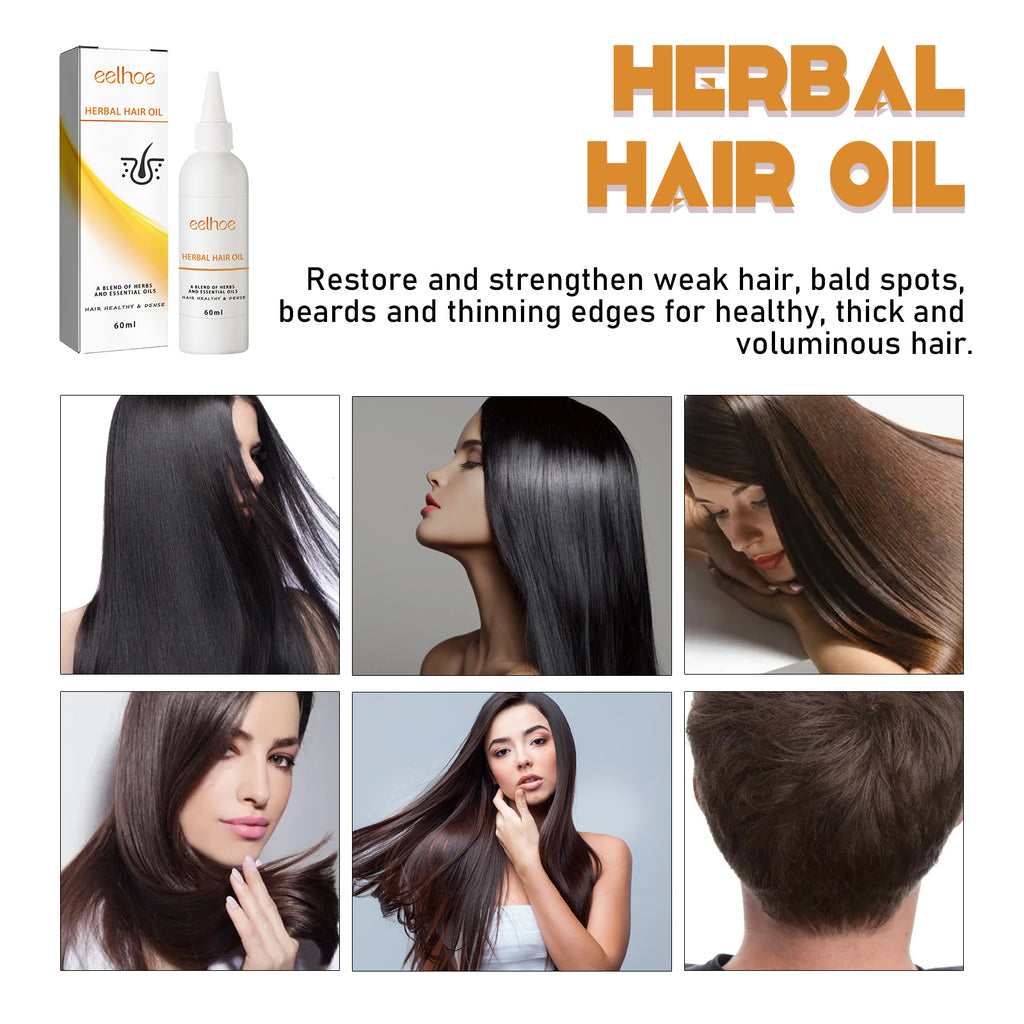 Herbal Thickening Hair Oil — Conditioning Repair for Dry, Thin-Looking Hair — product photo 5