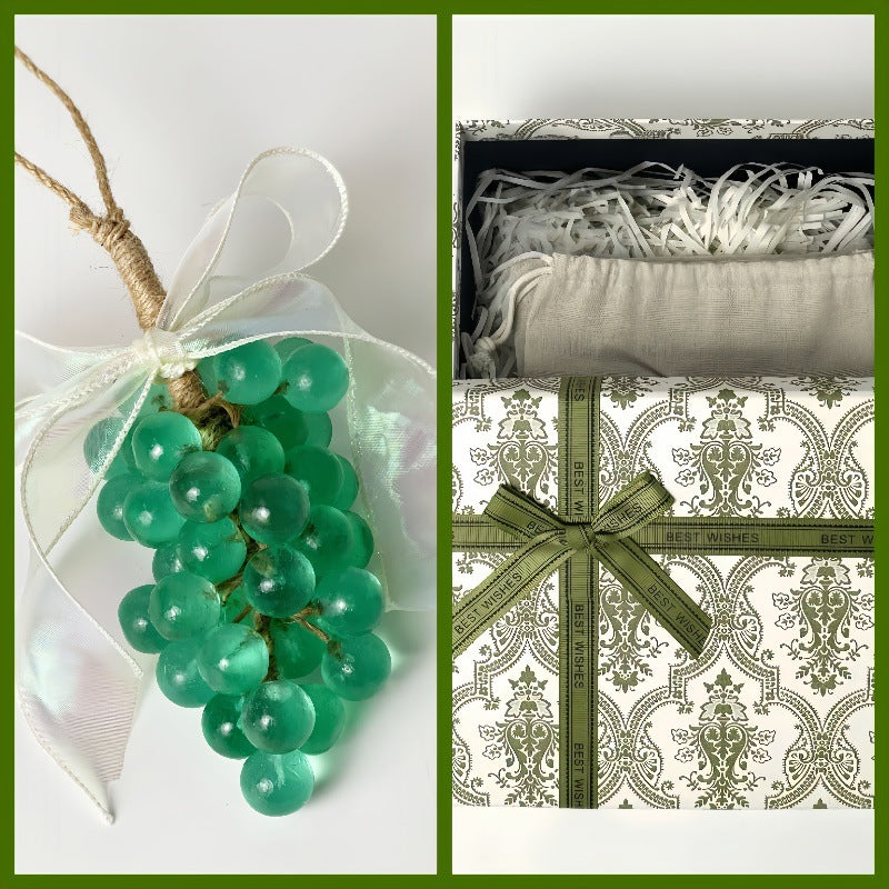 Crystal Grape Soap Gift Set — Handmade Scented Aromatherapy Bath & Body — product photo 4
