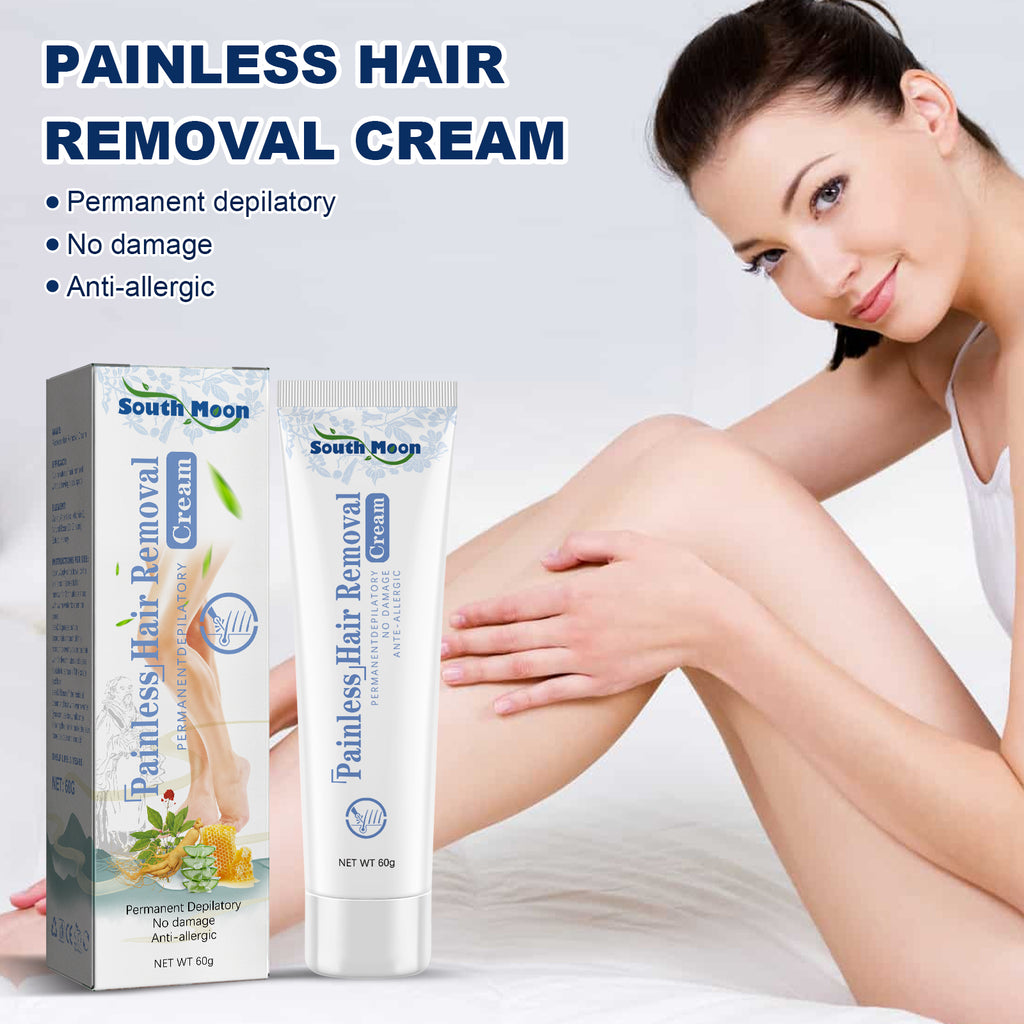 Painless Hair Removal Cream — Gentle Whole-Body Depilatory Cream