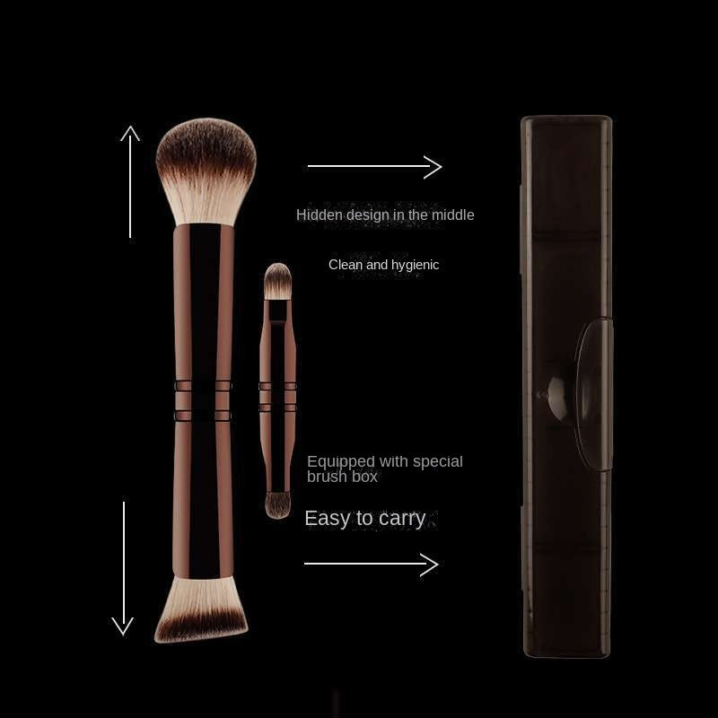 4-in-1 Hidden Makeup Brush — Powder & Blush Multi-Head Makeup Tool — product photo 3