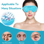 Cooling Gel Bead Eye Mask — Reusable Cold Compress for Puffy Eyes — product photo 3