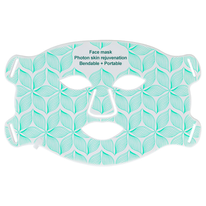 LED Photon Silicone Face Mask — 8-Colour Light Therapy Beauty Device — product photo 1