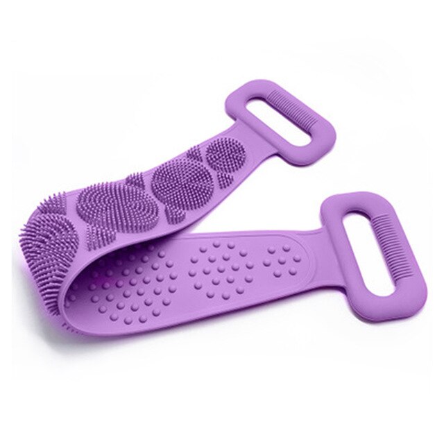 Double-Sided Exfoliating Back Scrubber Belt — Deep-Clean Bath & Body — product photo 8