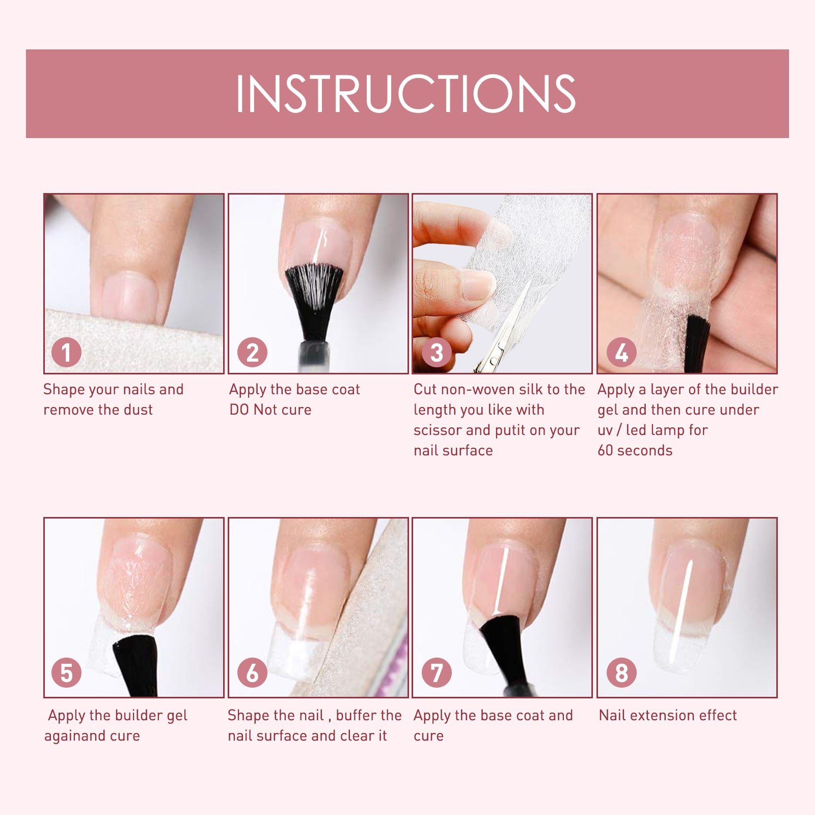 Jaysuing Nail Extension Builder Gel (20ml) — Strengthening Nail Care — product photo 4