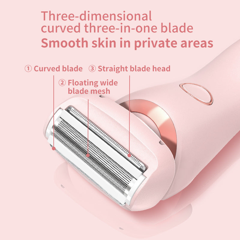 2-in-1 Women's Bikini & Body Trimmer — Cordless Hair Removal Grooming Device — product photo 3