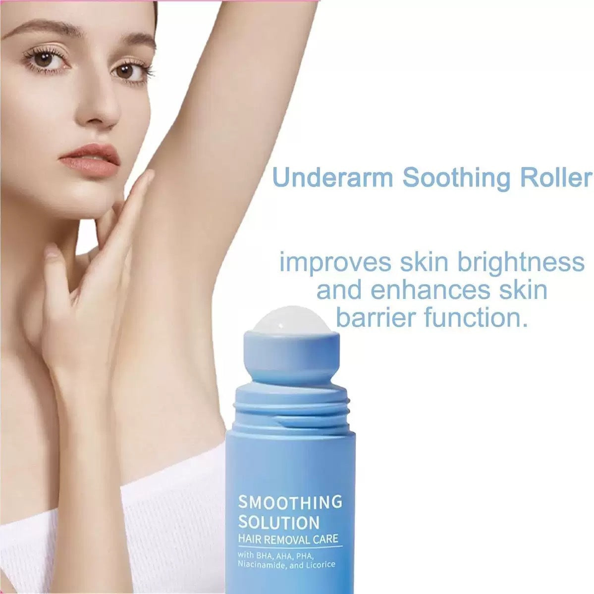 Post-Hair-Removal Soothing Essence Roller — Calming Smooth Skin Body Care — product photo 1