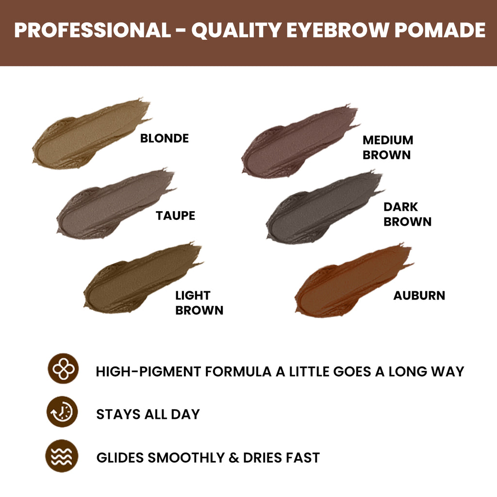 EELHOE Brow Stencil Kit — Waterproof Natural Eyebrow Makeup Set — product photo 2