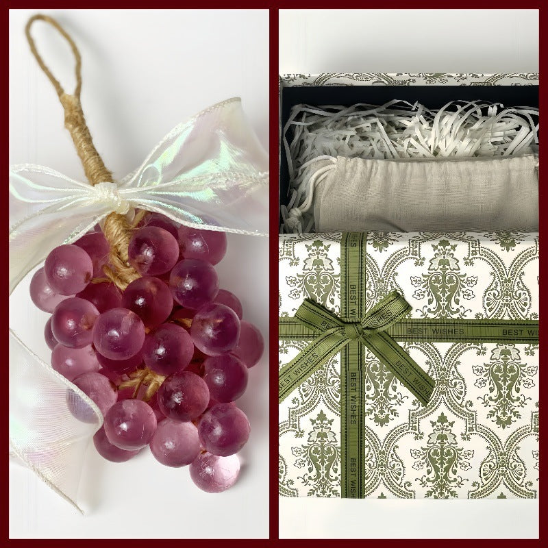 Crystal Grape Soap Gift Set — Handmade Scented Aromatherapy Bath & Body — product photo 5