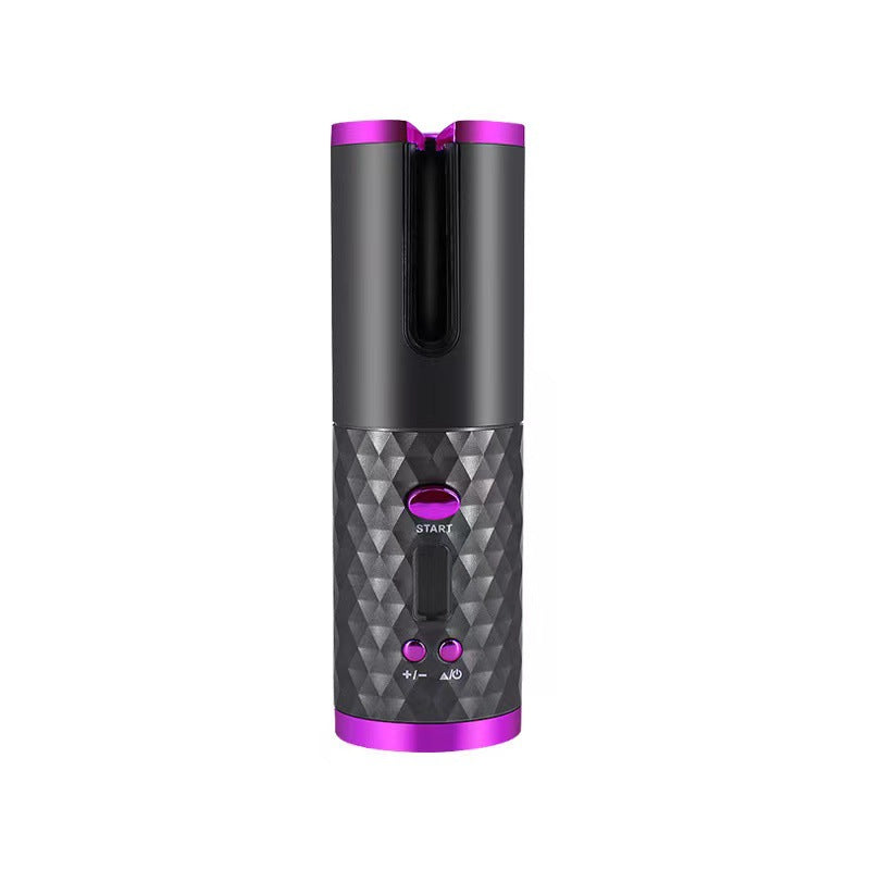 Automatic Curling Iron — Cordless LCD Mini Hair Curler with USB Charging