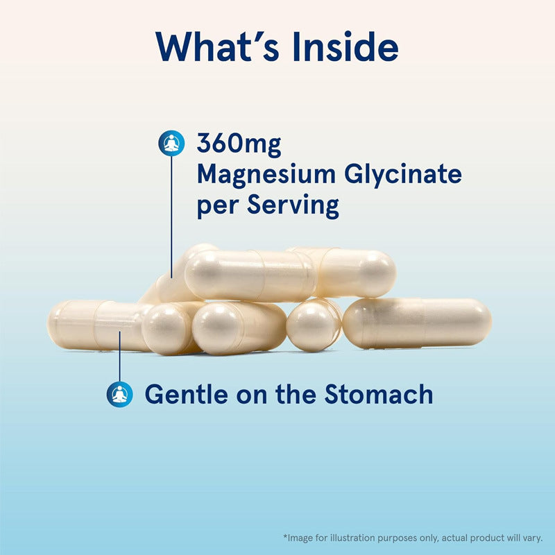 Magnesium Glycinate Daily Capsules — Calm & Balance Supplement — product photo 2