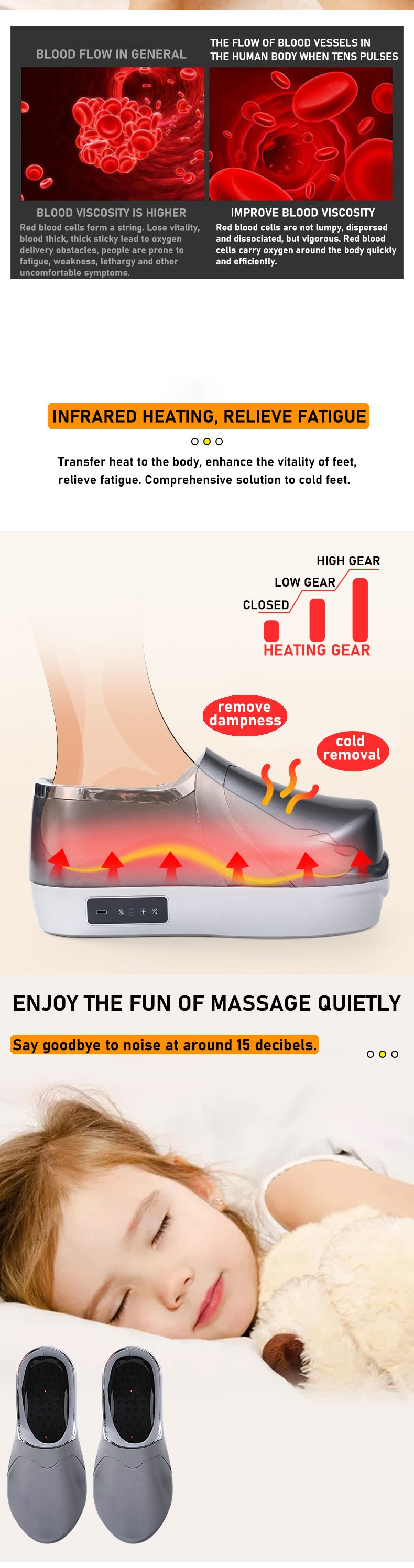 Acupoint Massage Slippers — Reflexology Sole Stimulation Shoes — product photo 11