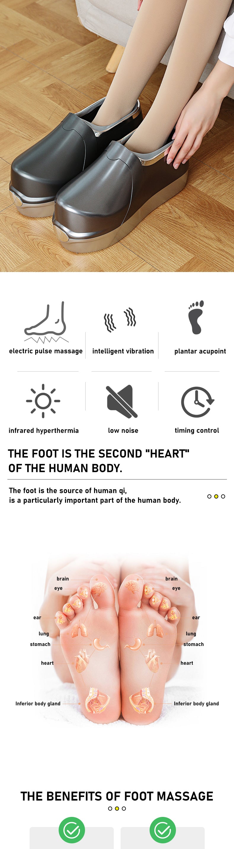 Acupoint Massage Slippers — Reflexology Sole Stimulation Shoes