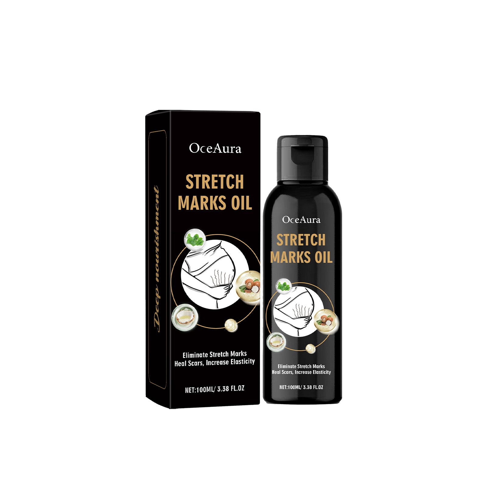 Elasticity Boost Skin Oil — Moisturizing Body Care Treatment — product photo 2