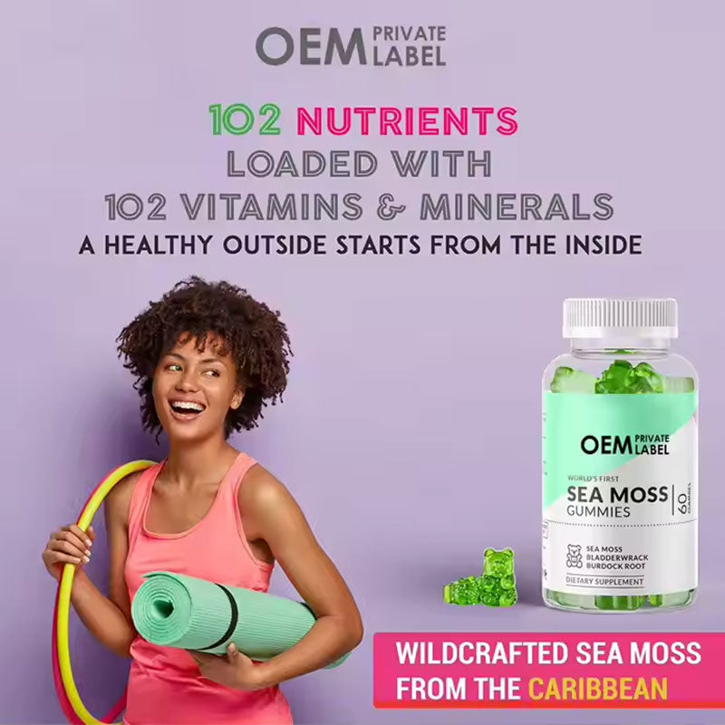 Sea Moss Vitamin Gummies — Daily Ocean Mineral Support 60ct — product photo 2