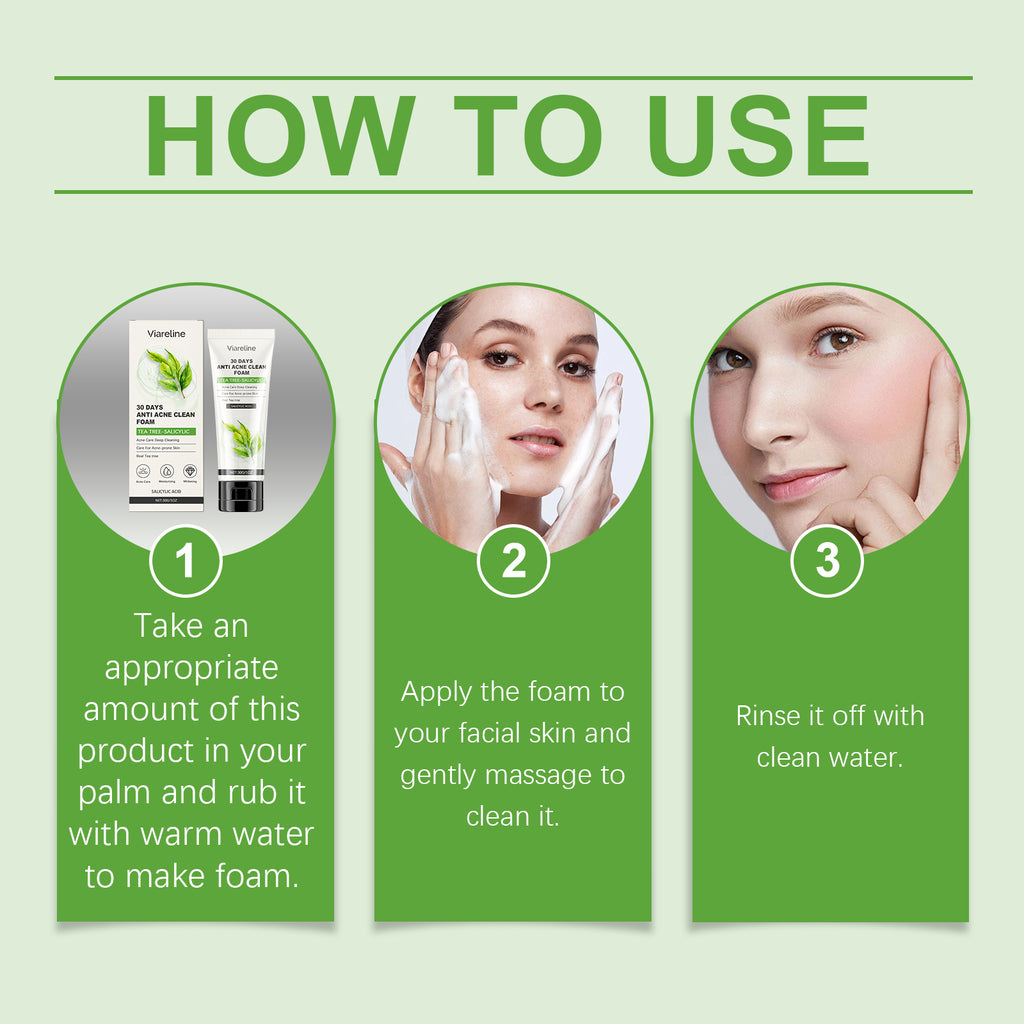Viareline Salicylic Acid Cleanser — Oil-Control Pore Refining Face Wash — product photo 1