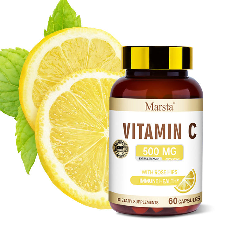 Vitamin C Capsules — Daily Immune & Skin Support 60ct — product photo 5