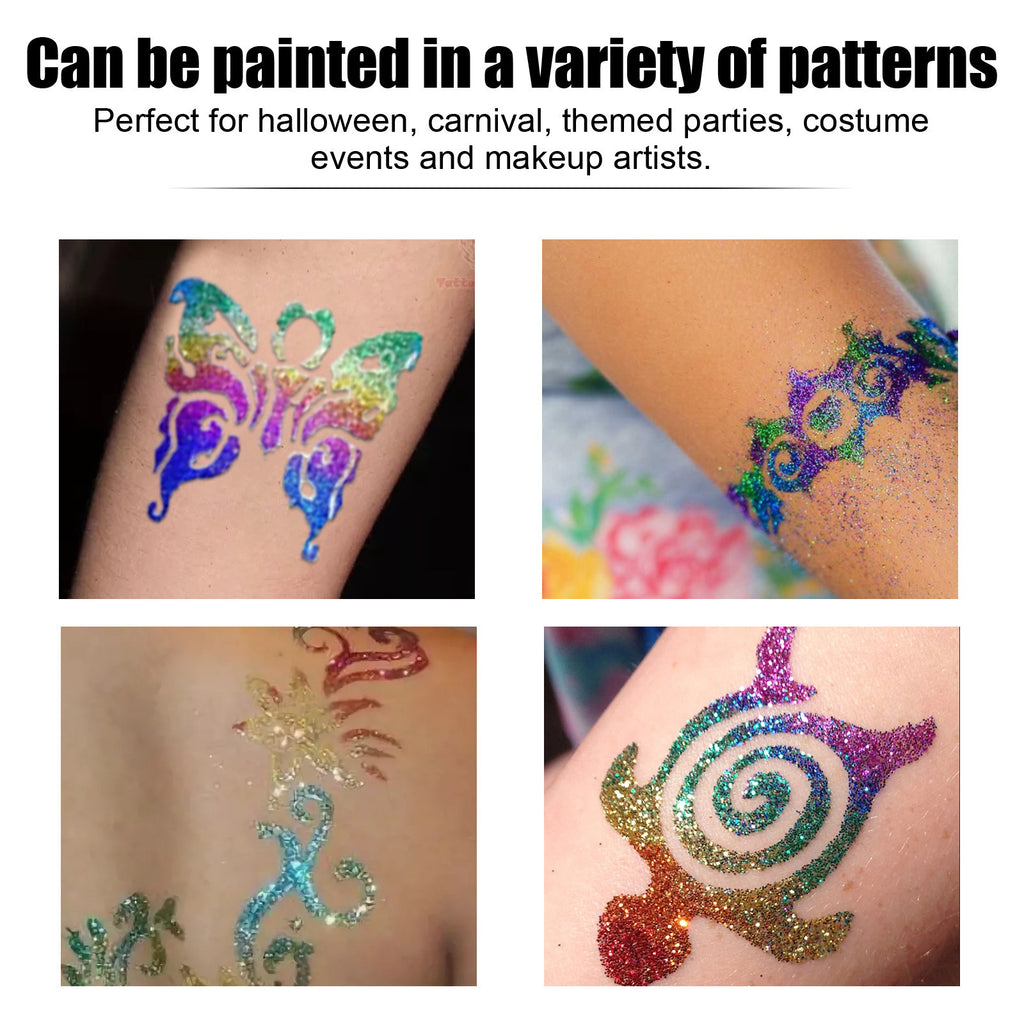 Glitter Body & Face Art Gel — Festival Tattoo & Eye Makeup Glue — product photo 6