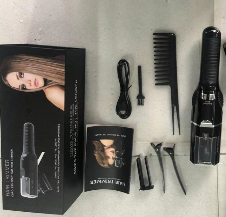 Premium Auto Hair Clipper — Leather-Boxed Cordless Home Cutting Kit — product photo 6