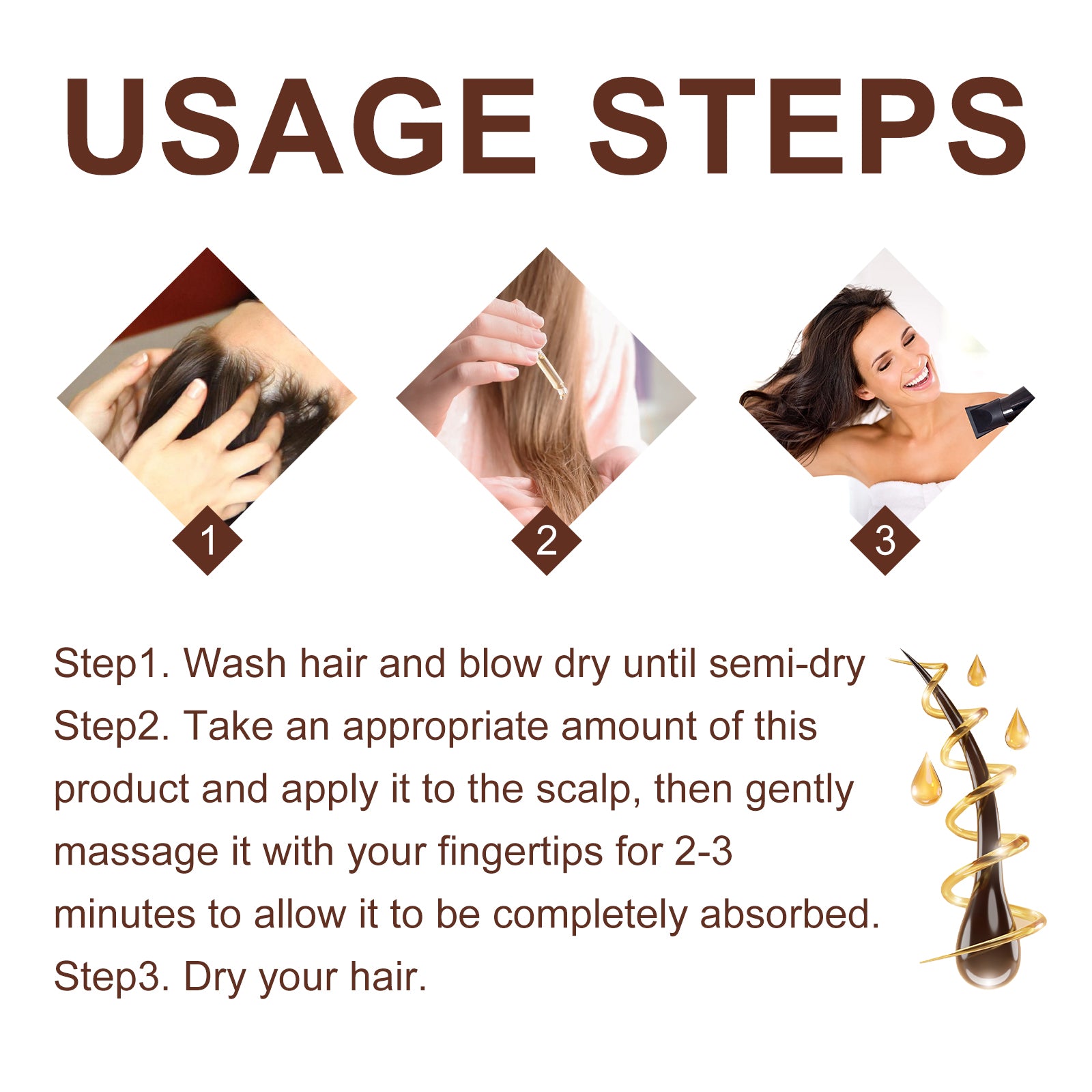 Castor Oil Dense Hair Treatment — Scalp Repair & Strand Strengthening Oil — product photo 6