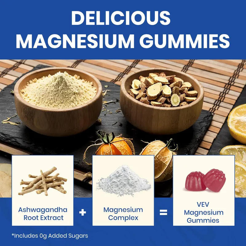14-in-1 Ashwagandha Complex Gummies — Magnesium, D3 & Zinc 90ct — product photo 4