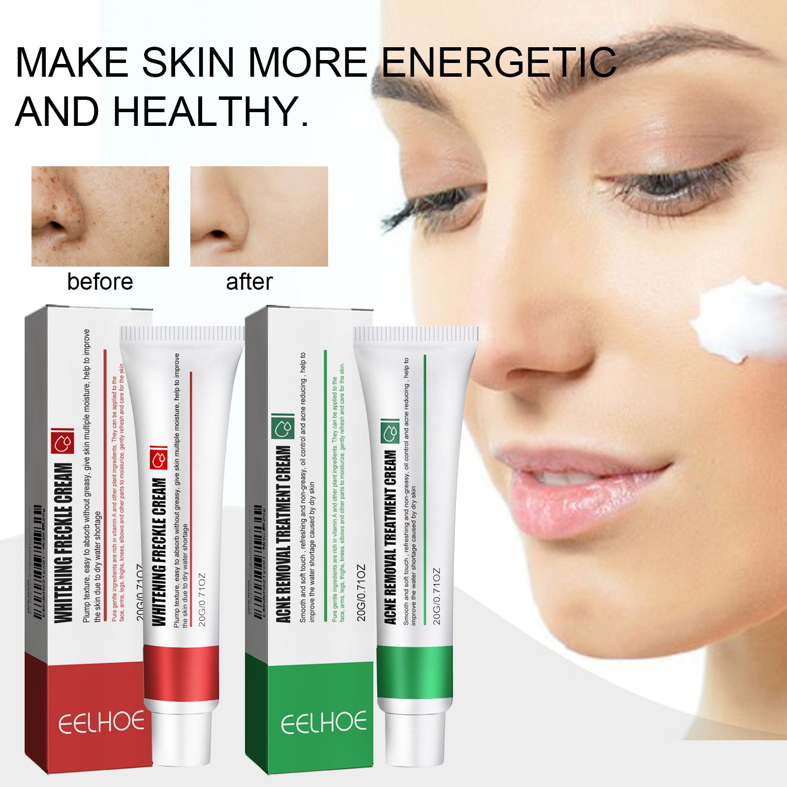 EELHOE Clear Skin Duo Cream — Blemish & Acne-Prone Skin Care — product photo 3
