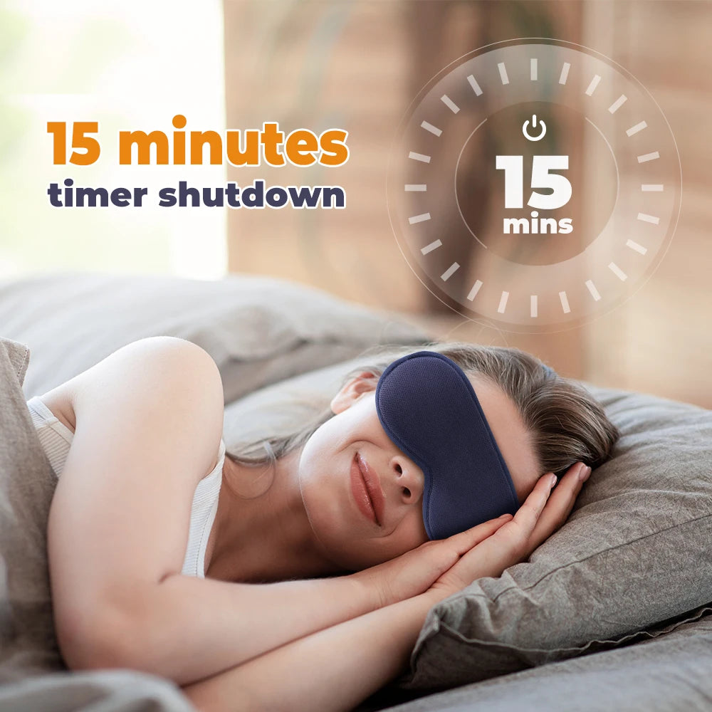 Heated Eye Massager — Wireless Vibration Comfort for Tired, Dry Eyes — product photo 5