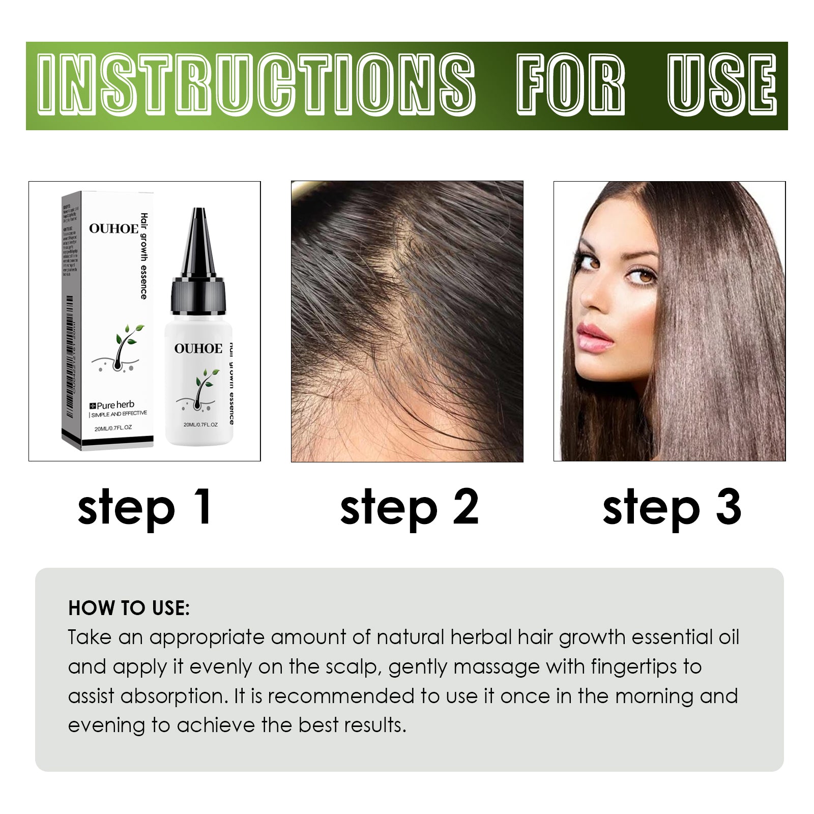 Herbal Dense Hair Essence — Scalp Nourishment for Fuller-Looking Hair — product photo 6