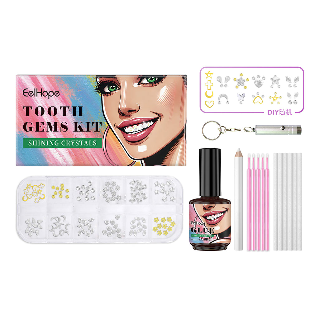 Tooth Gem Kit — Sparkle Smile Crystal Set for Dental Styling — product photo 1
