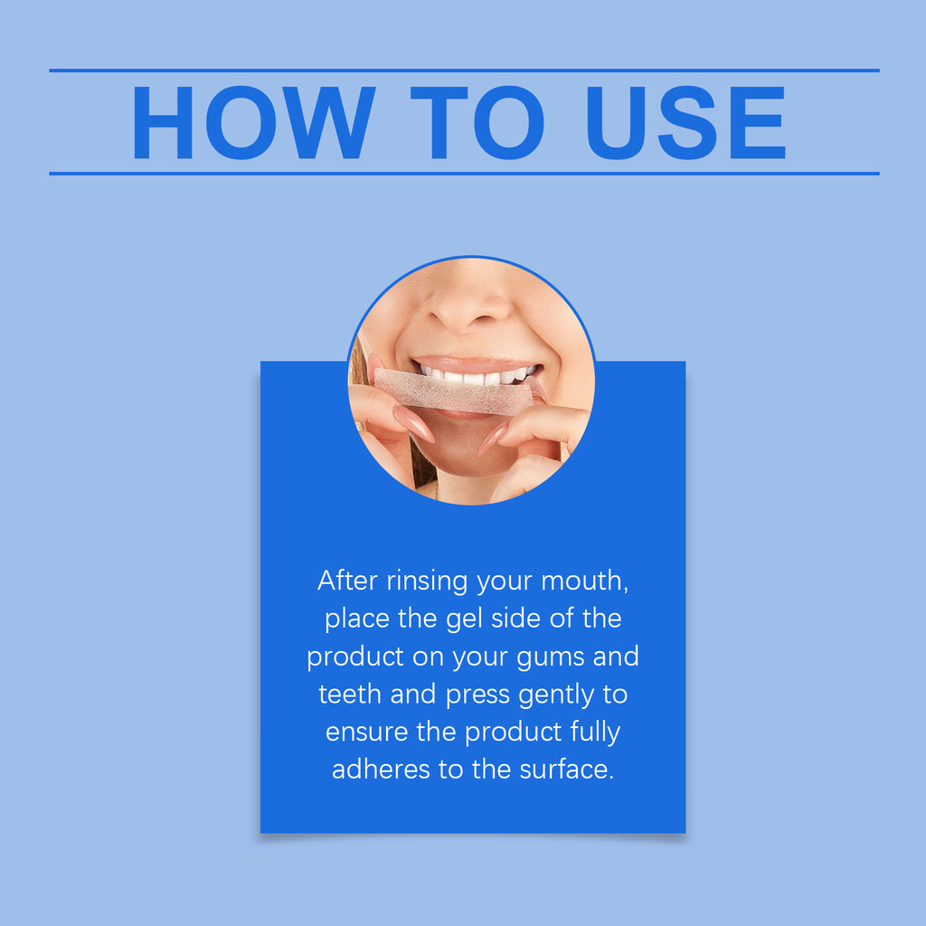 Teeth Whitening Strips — Enamel-Safe Stain-Removing Dental Care