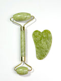 Natural Jade Facial Roller — Sculpting Face Massage Beauty Tool — product photo 3