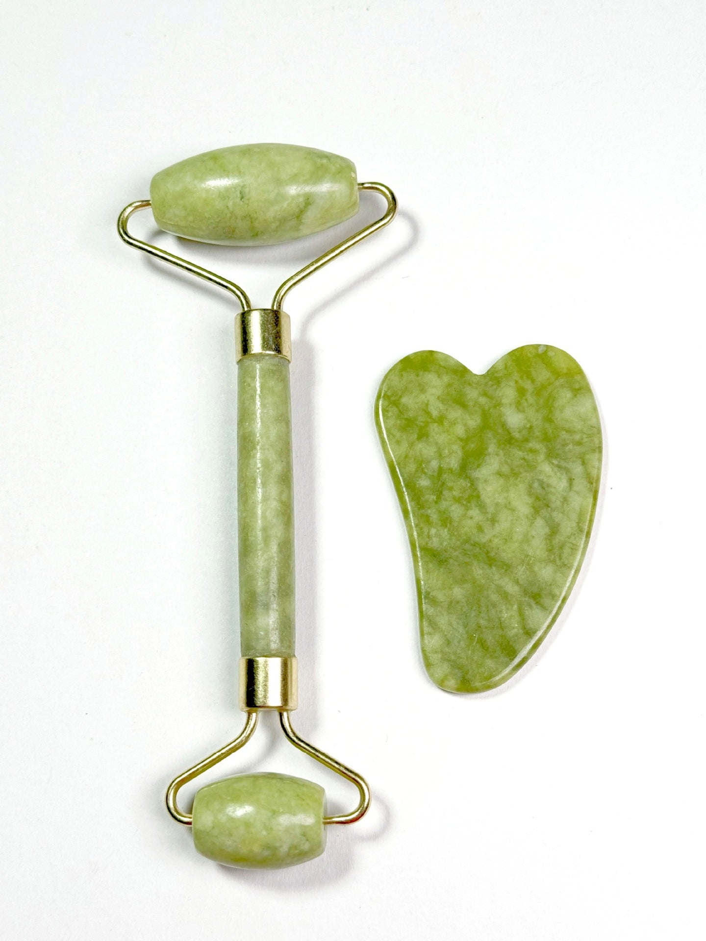 Natural Jade Facial Roller — Sculpting Face Massage Beauty Tool — product photo 3