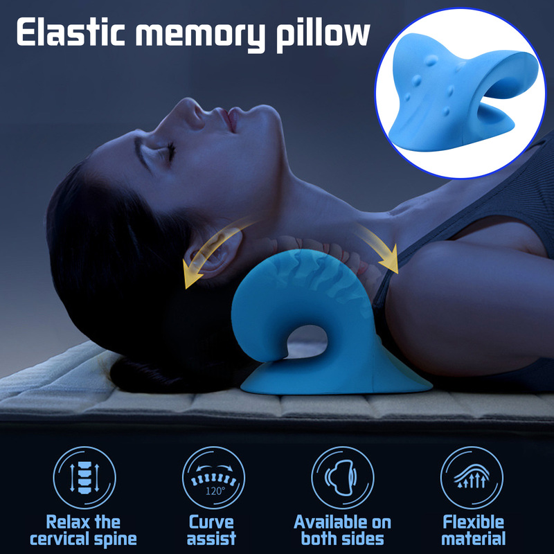 C-Curve Cervical Neck Pillow — Ergonomic Support for Neck & Shoulders — product photo 2