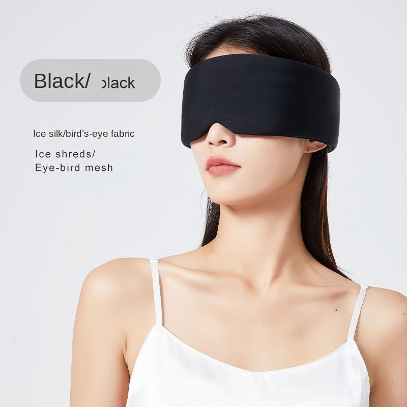 Blackout Sleep Eye Mask — Soft Plush Contoured Rest & Travel Mask — product photo 7