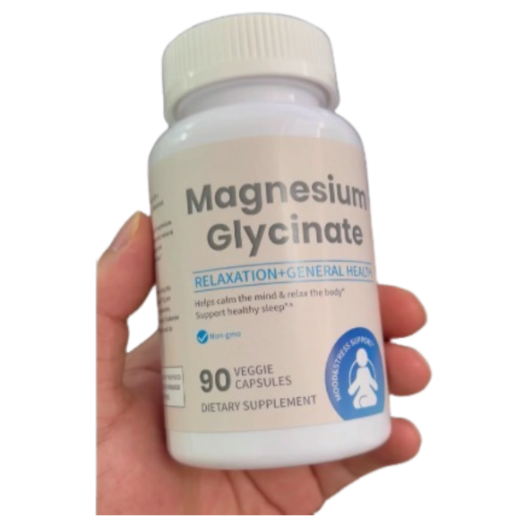 Magnesium Glycinate Daily Capsules — Calm & Balance Supplement — product photo 1