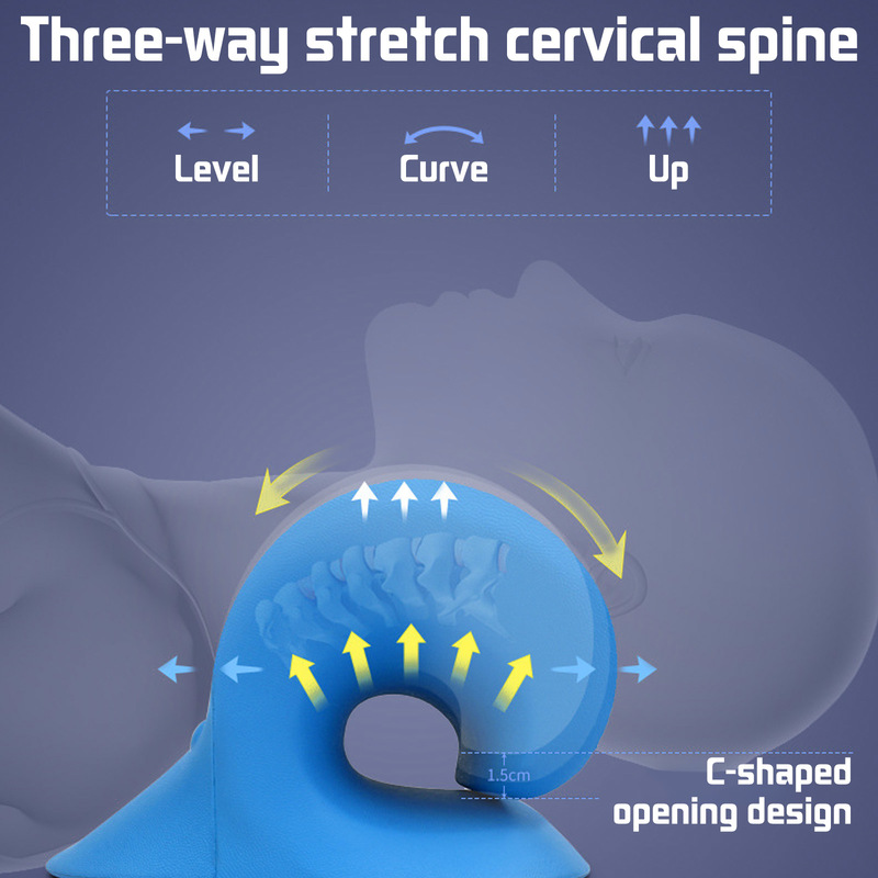 C-Curve Cervical Neck Pillow — Ergonomic Support for Neck & Shoulders — product photo 3