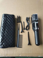 Premium Auto Hair Clipper — Leather-Boxed Cordless Home Cutting Kit — product photo 8