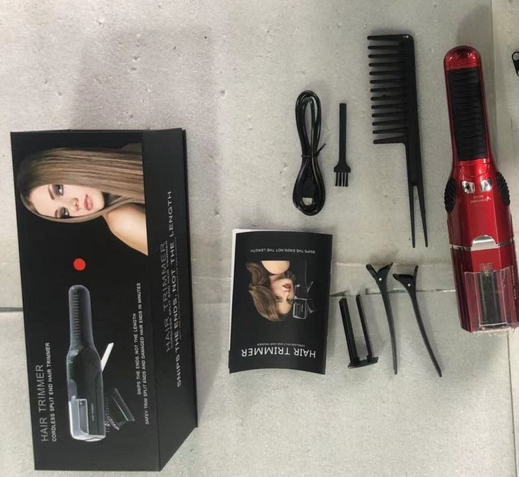 Premium Auto Hair Clipper — Leather-Boxed Cordless Home Cutting Kit — product photo 4