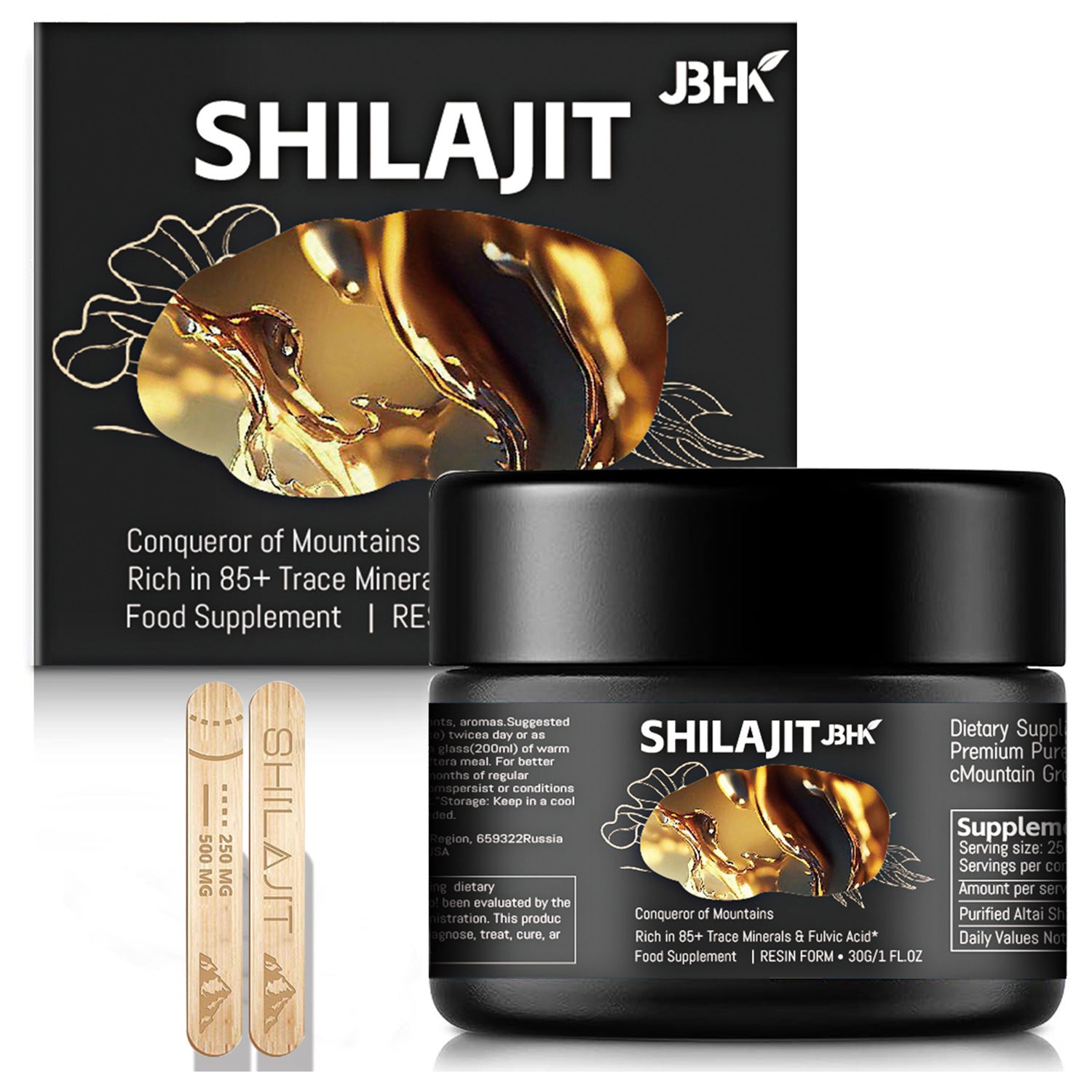 Pure Himalayan Shilajit Resin — Mineral-Rich Daily Wellness Supplement — product photo 5