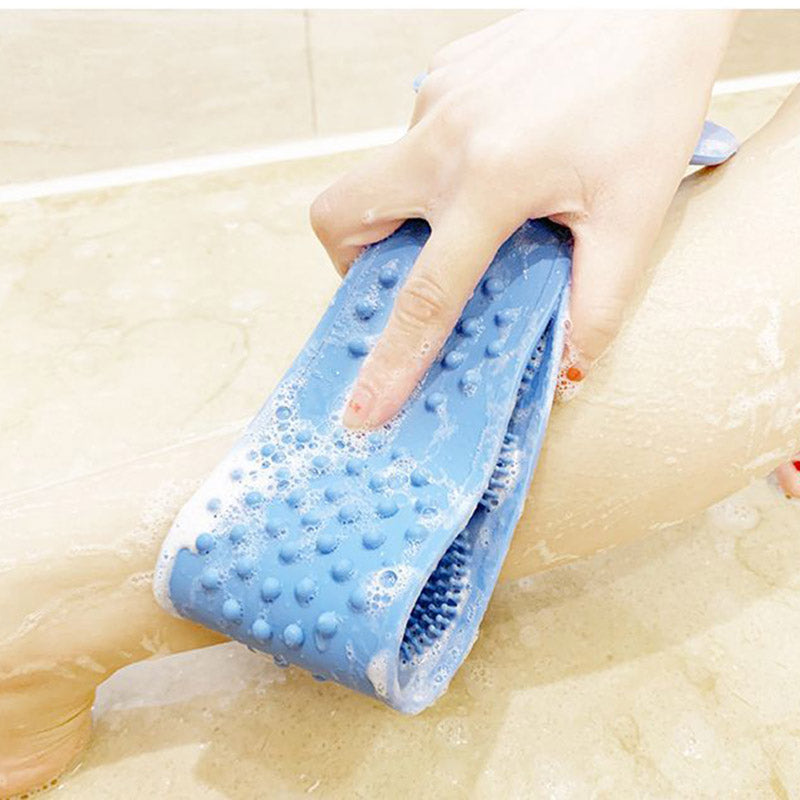 Double-Sided Exfoliating Back Scrubber Belt — Deep-Clean Bath & Body — product photo 2