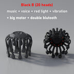 Red Light Octopus Scalp Massager Pro — Multi-Head Vibration & Sound Therapy — product photo 7