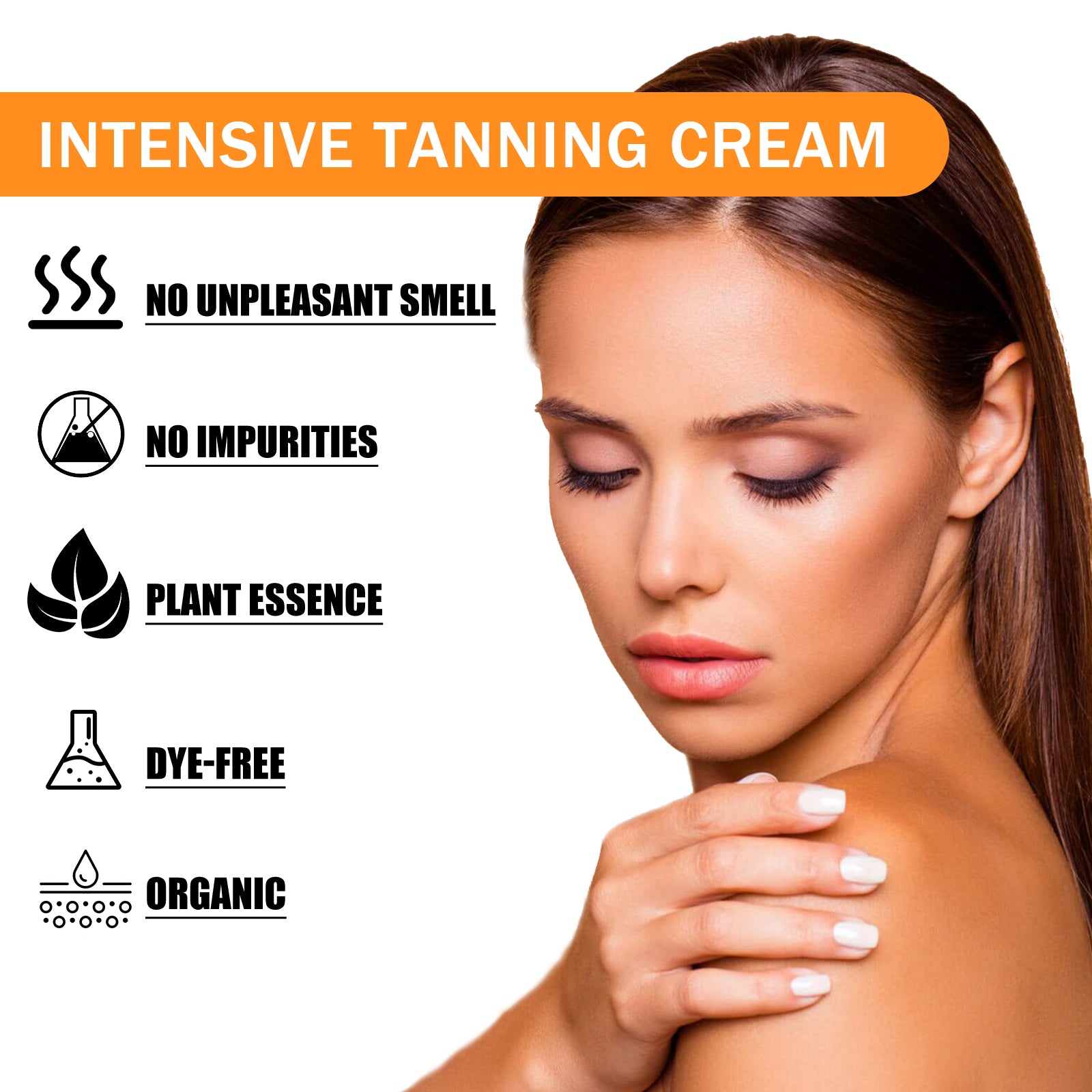 EELHOE Bronzing Tan Accelerator Cream — Deep Golden Beach Glow — product photo 2